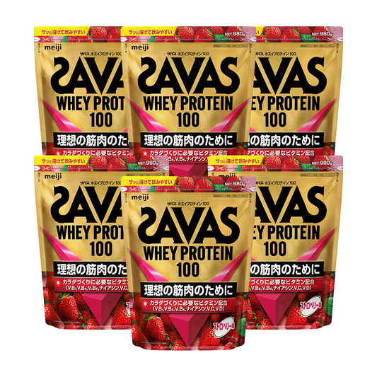 ザバスホエイプロテイン100 6個セット ザバス公式サイト限定