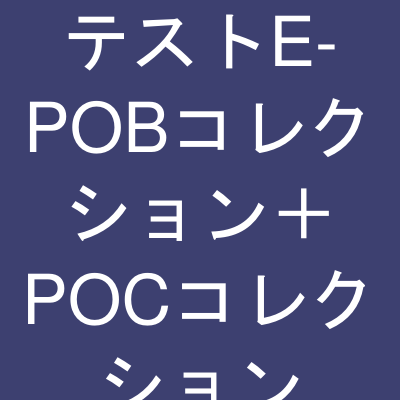 コレクション動作テスト商品E-POBコレクション＋POCコレクション